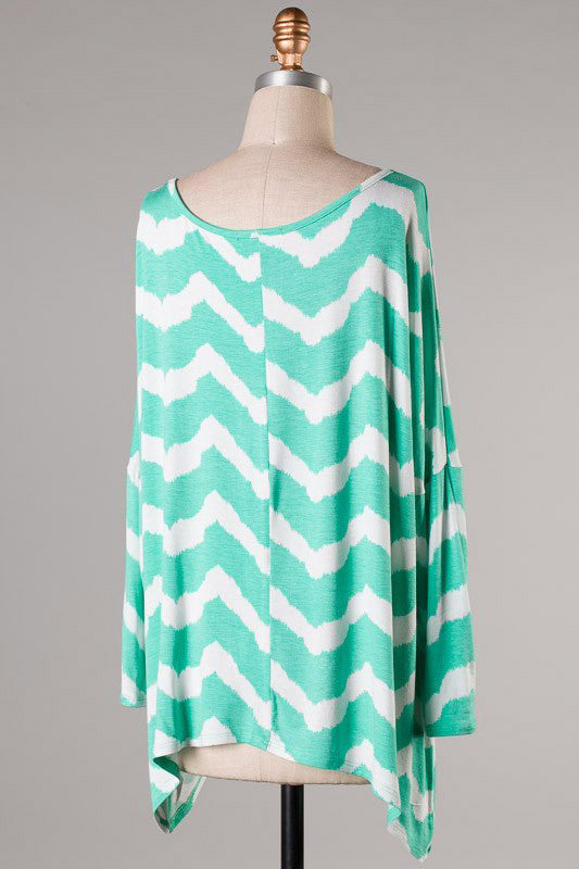 Happy Day Zigzag Top