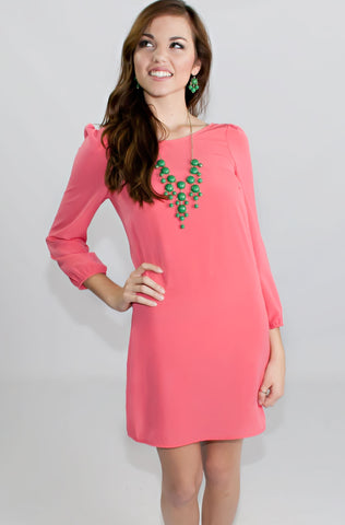 Simply True Coral Dress