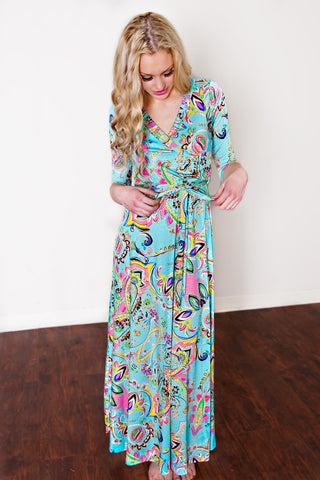 Sky Has No Limit Printed Dress