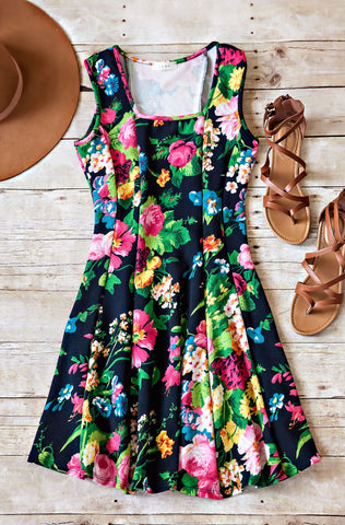 Soak Up The Sun Flower Dress