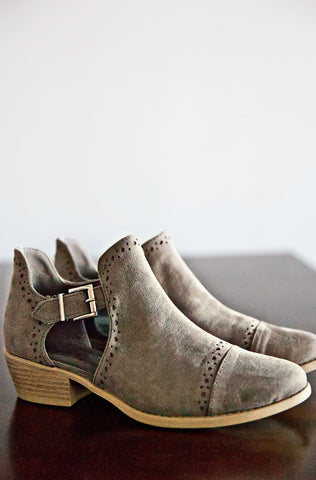 Songbird Booties-Taupe