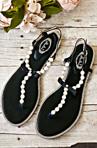 Style Me Pretty Sandals-Black