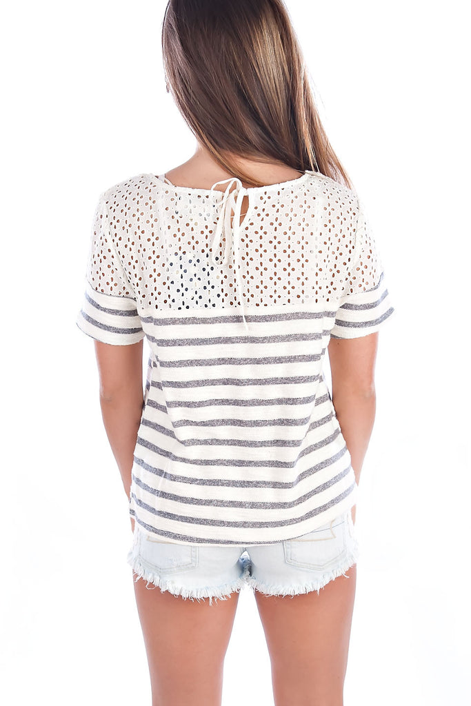 Sun Terrace Striped Top