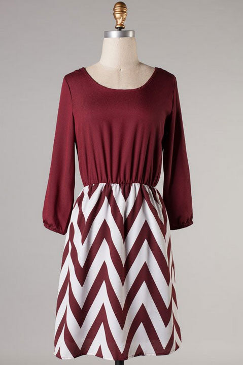 Surrender To Style Dress-Red/Black