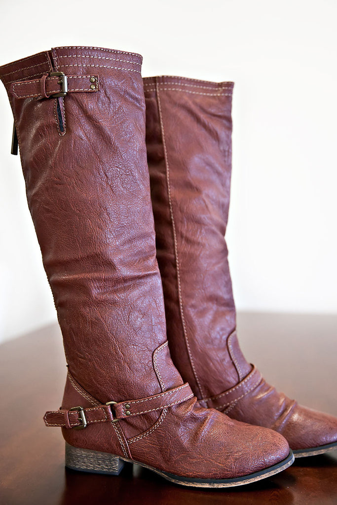 These Boots Are Made For Walking 0011- Rust