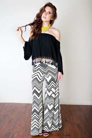 Unstoppable Zigzag Bottoms-Ivory