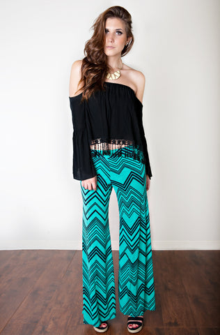 Unstoppable Zigzag Bottoms-Jade