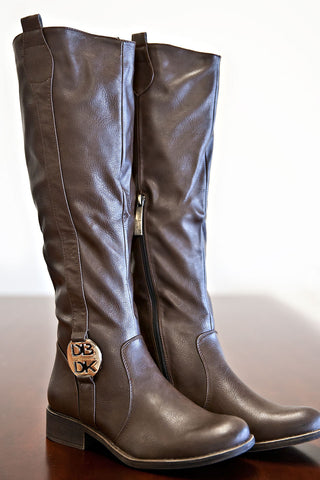 Walk With Style Boots-Brown