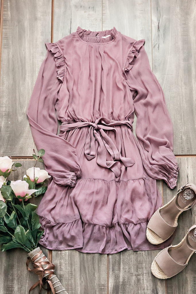 Ava Dress-Dusty Pink