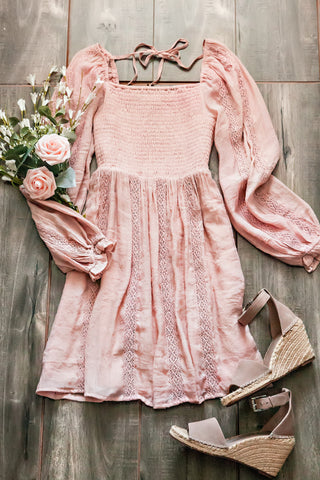 Sophie Dress-Dusty Pink