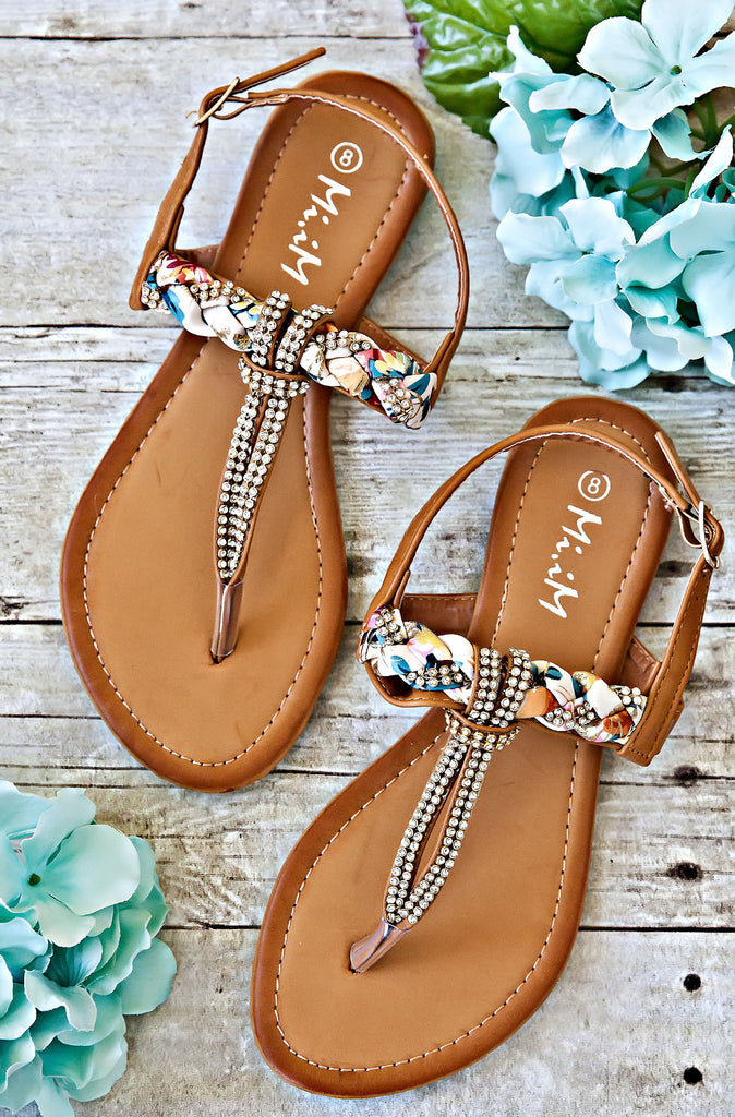 Wild Honey Sandals-Camel