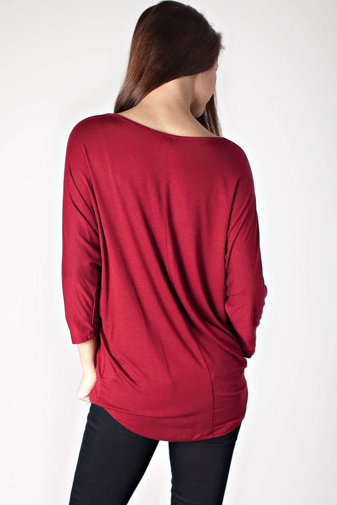 A Touch Of Sparkle Top-Red