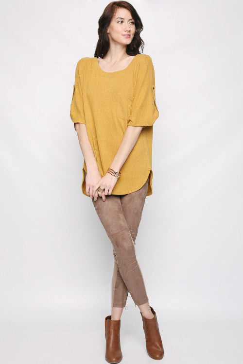 "Need It Now" Top-Black