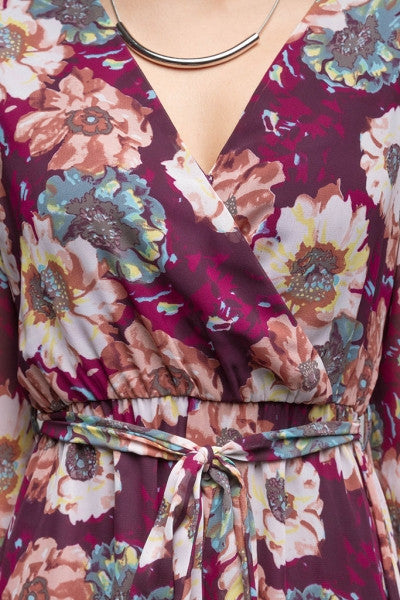 Bouquet Of Flowers Maxi Dress