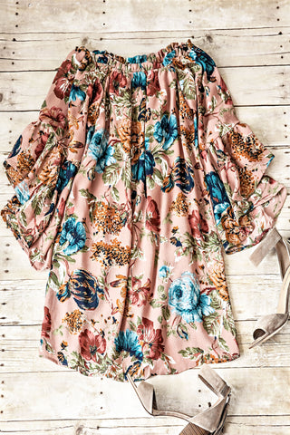 Blooming Fields Off The Shoulder Dress